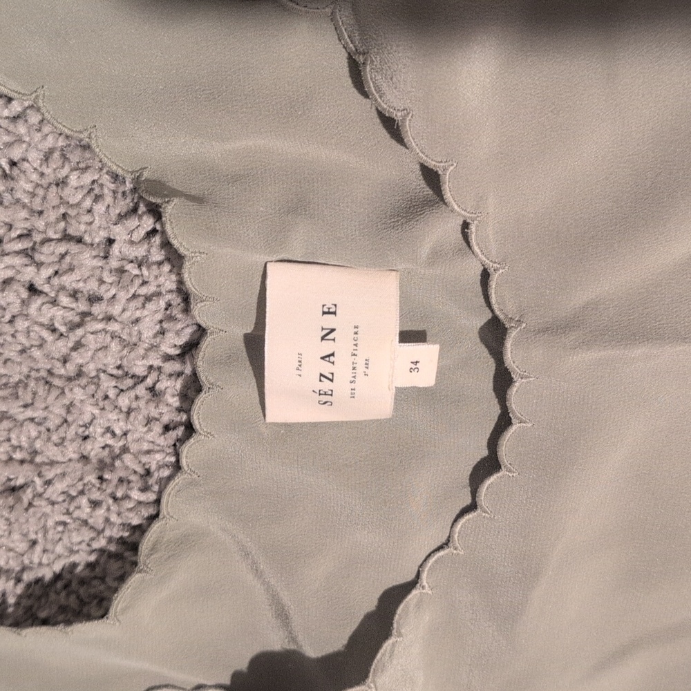 SÉZANE LUCIE 100% SILK TOP 34 / US 2 - Picture 6 of 7